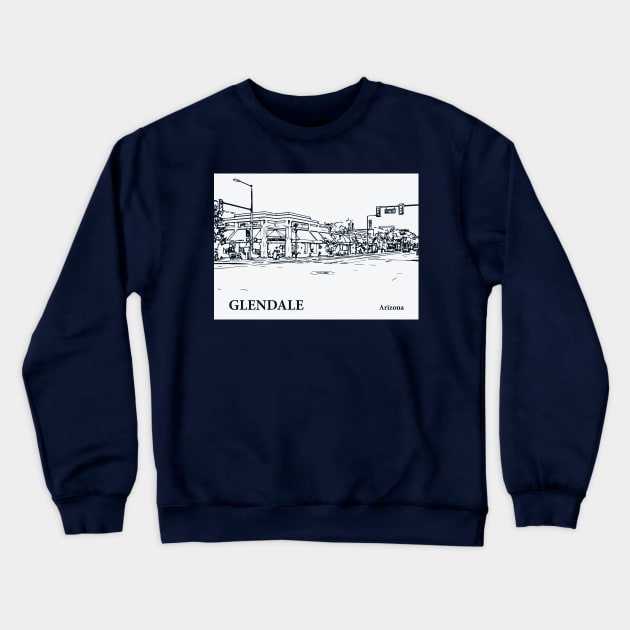 Glendale - Arizona Crewneck Sweatshirt by Lakeric